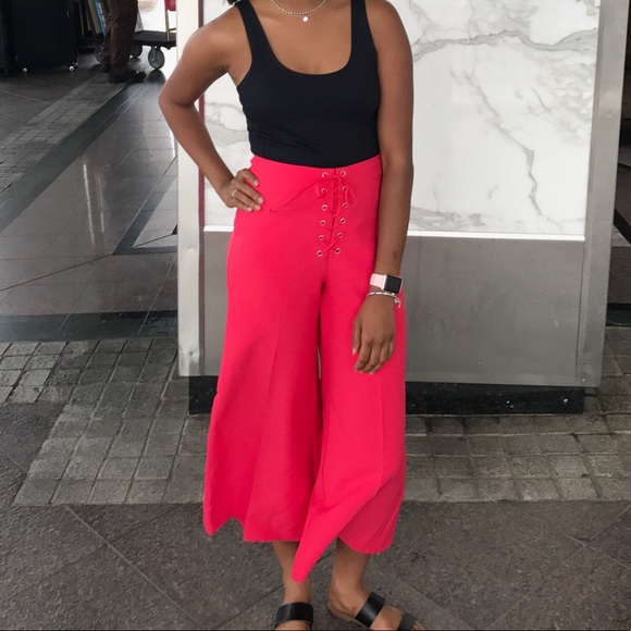 Pink petite Top Shop culotte - Picture 1 of 3